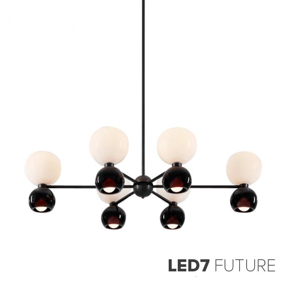 Loft Industry Modern - Deco Balls Chandelier V2